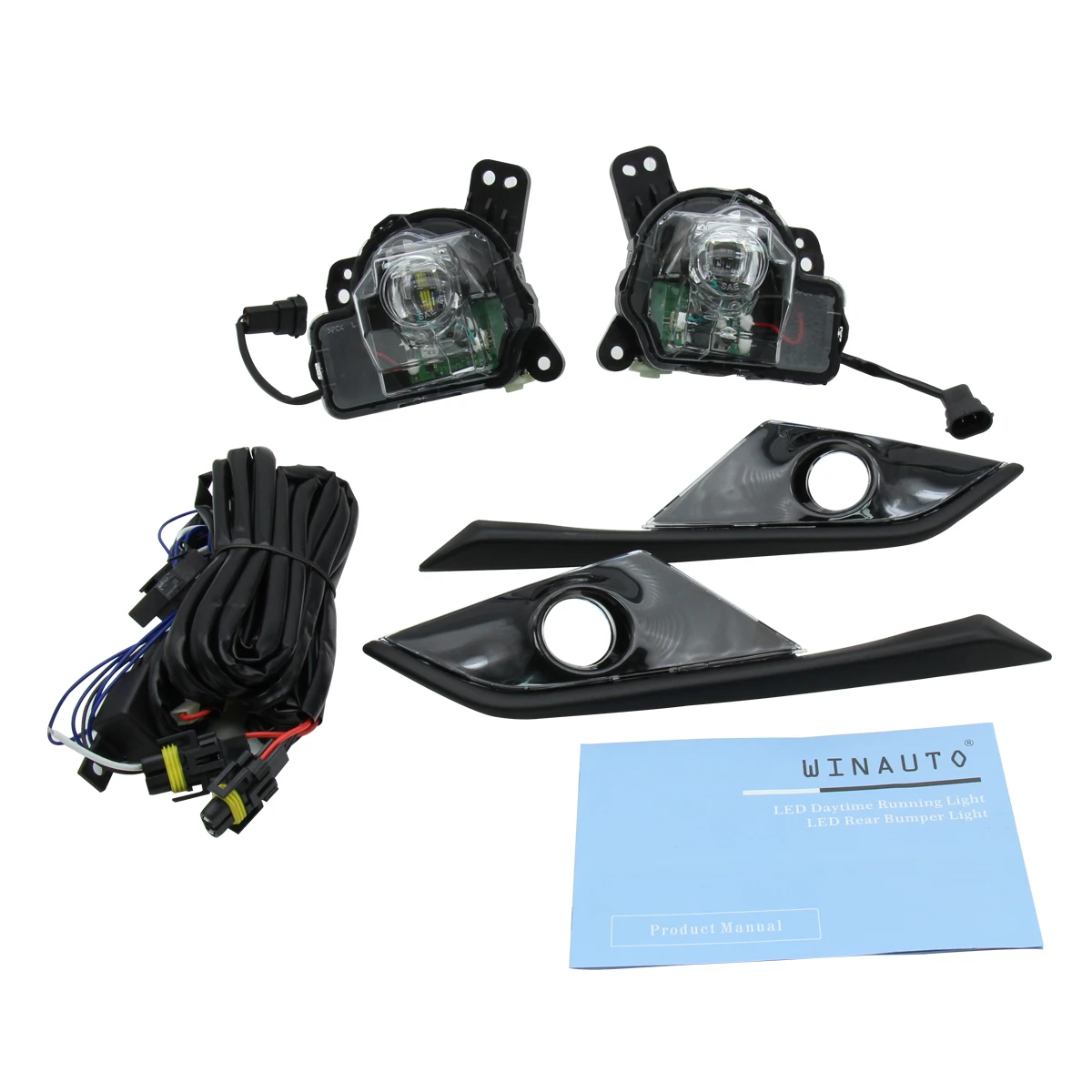 Flexible LED DRL front bumper fog lamp light  for Mazda CX-3 auto accessory