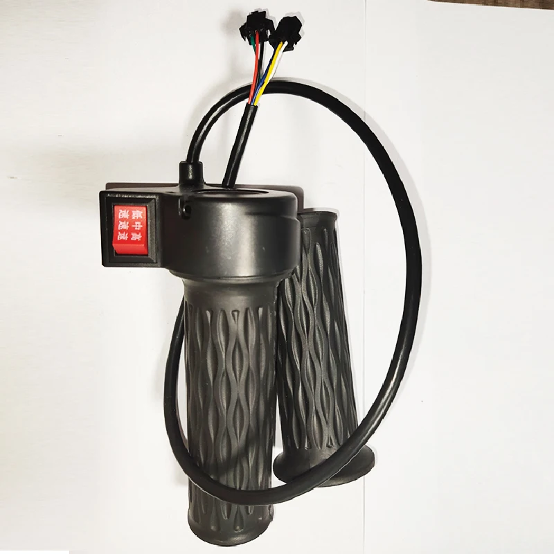 cheap 3 Gears Speed Switch e bike parts electric bicycle parts twist throttle handle for scooter tricycle