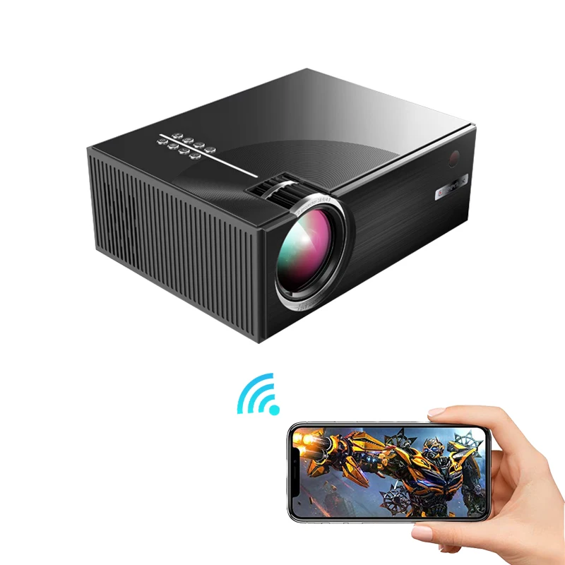 Wireless Mobile Smart Wifi Micro Popular Portable 3D  HD LED  Home Theater Mini 4K Projector