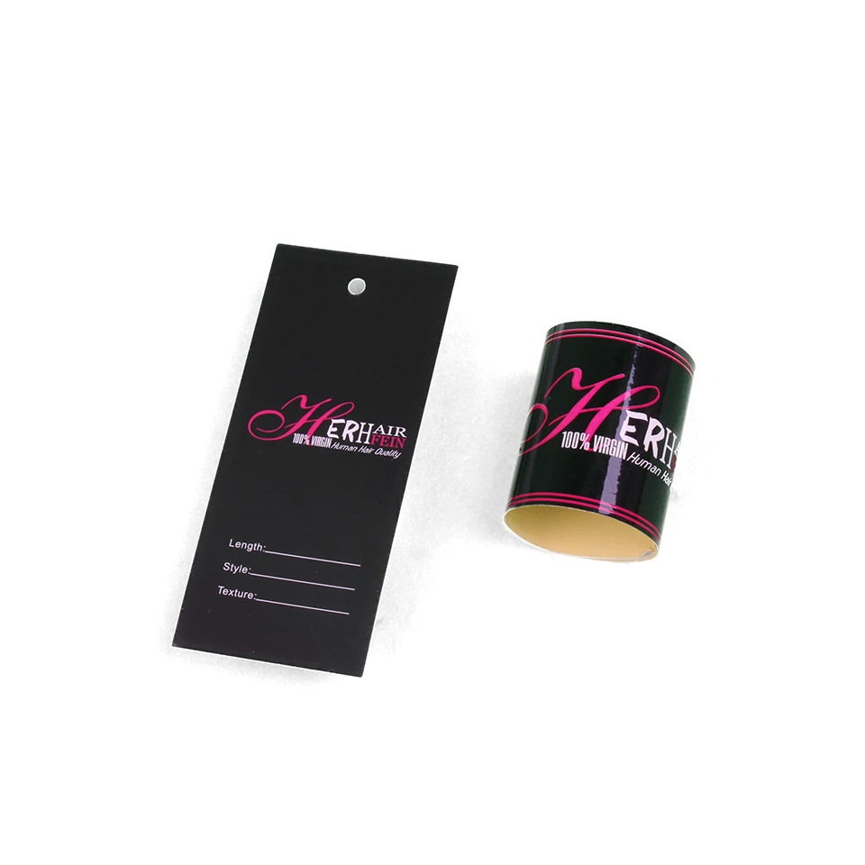 Оптовая продажа, ярлык с логотипом на заказ, ярлык с веревкой, Подарочные ярлыки, Упаковочная наклейка для наращивания волос