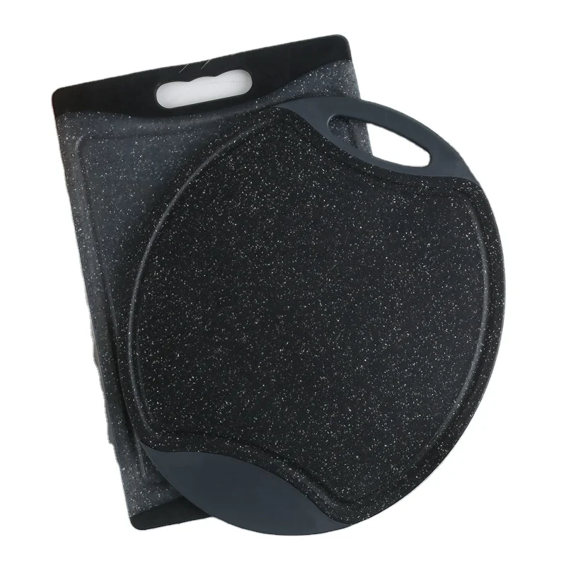 Wholesale Restaurant Household Universal Durable Grey Rectangular Round Plastic Cutting Board Chopping Board For Kitchen