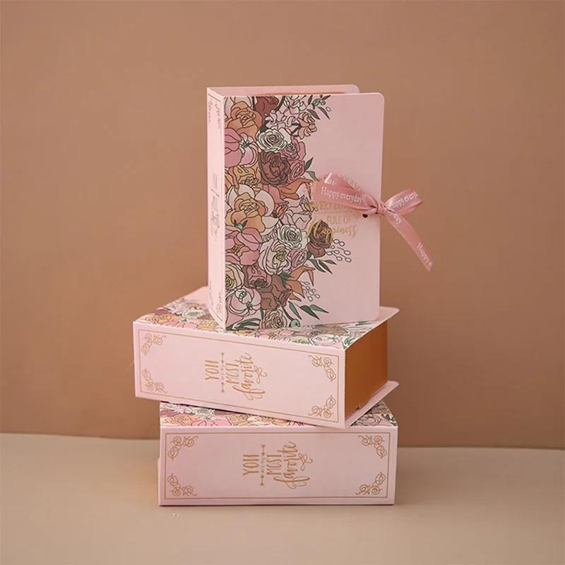 Fashionable Colorful Wedding Paper Gift Box Packaging Magnetic Gift Box Custom Gift Candy Box