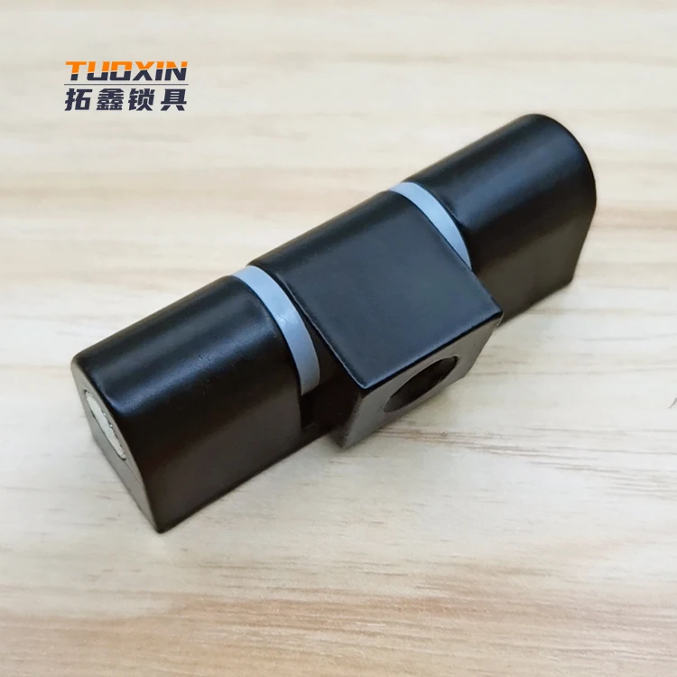 Tuoxin CL65 black color zinc alloy industrial hinges for electrical cabinet door