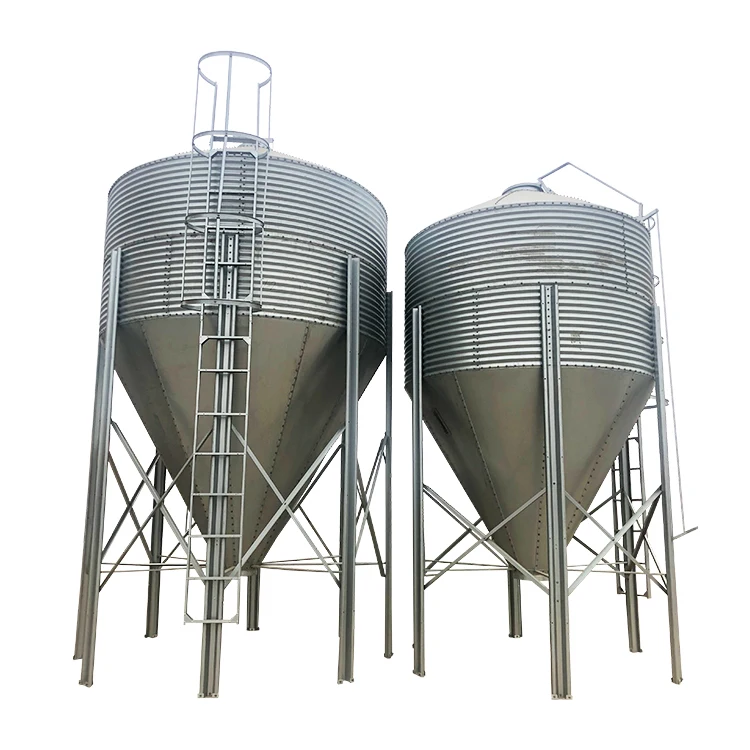 Small Grain Silos 10 Ton Capacity 20t 30t 40t 50t Steel Storage Silos Cost