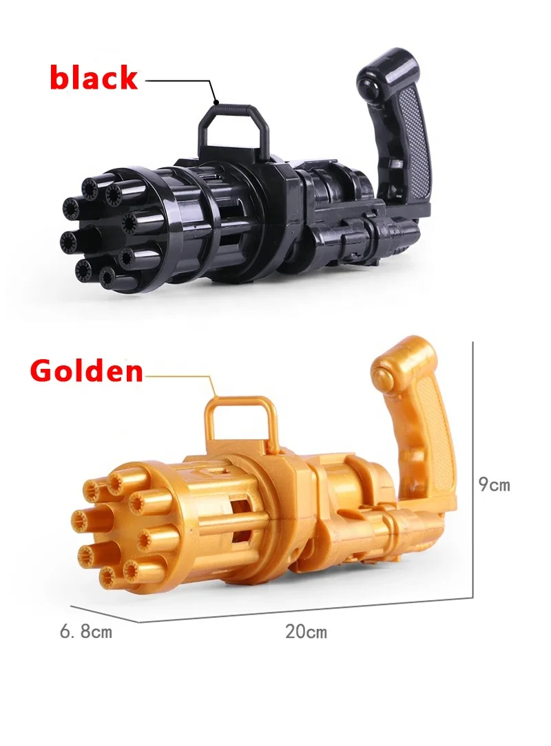 Новинка 2021 лидер продаж на Amazon детский пистолет Gatling для улицы водород кислород небольшой туман Пузырьковая машина игрушка