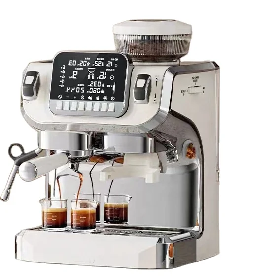 19 Bar professional home automatic 4 in 1 cafetera cappuccino commercial coffee maker/espresso machine with grinder