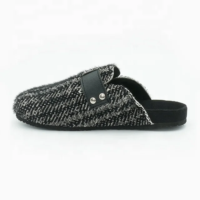 Warmlab classic cozy winter warm sheepskin furry slippers indoor and outdoor fur slides slippers for women