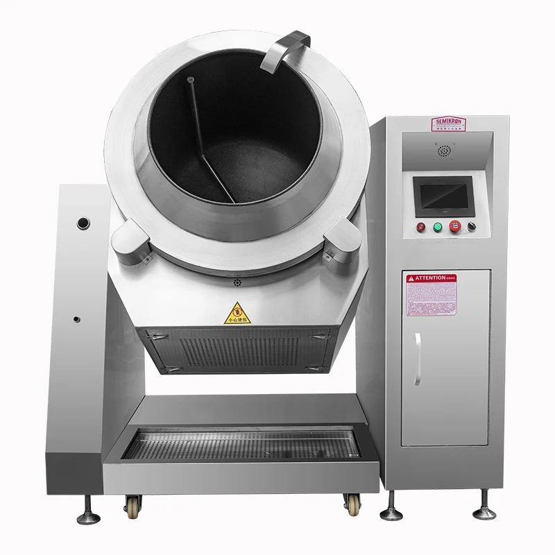 factory supply high quality big capability gas automatic cooking machine