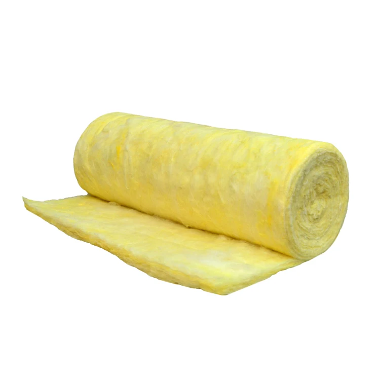 High quality heating glass wool rolls blanket thermal insulation