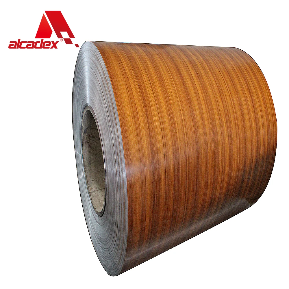 Деревянная алюминиевая катушка для PVDF FEVE готовая композитная панель B1A2 огнестойкие ACP листы