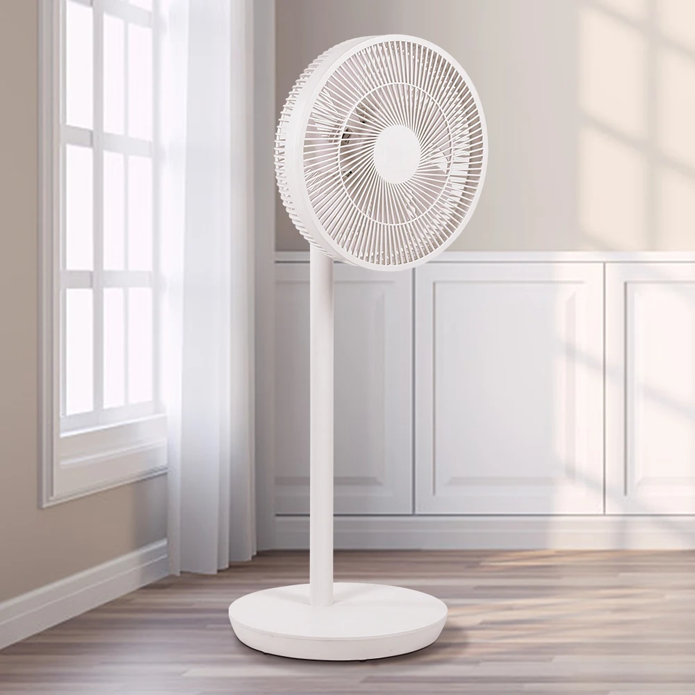 New Model Circulation Fans Household Tower Fans Ultra Low Standby Power Smart Rechargeable Stand Fan With Battery