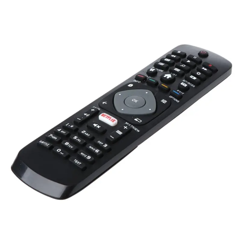Black Remote Control Controller Replacement for  NETFLIX Smart TV 398GR08BEPHN0012HT 1635008714 43PUS6162