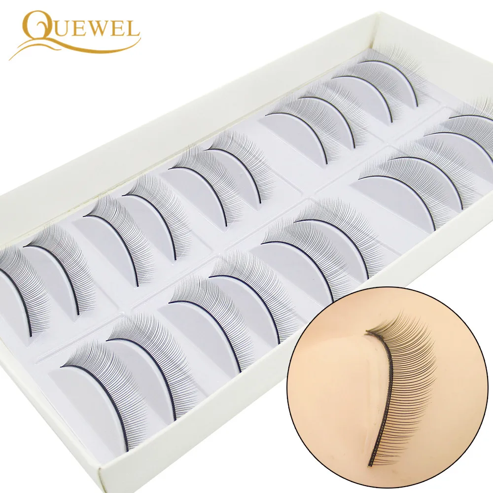Wholesale Quewel Training Lashes, Mannequin Head Application Training Eyelash, Beauty Teaching Use Practice Eyelash Extensions