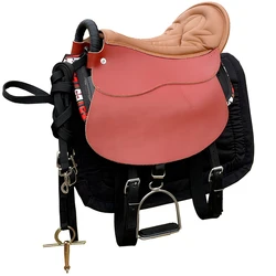 High quality western jumping leather sport horse barrel saddle