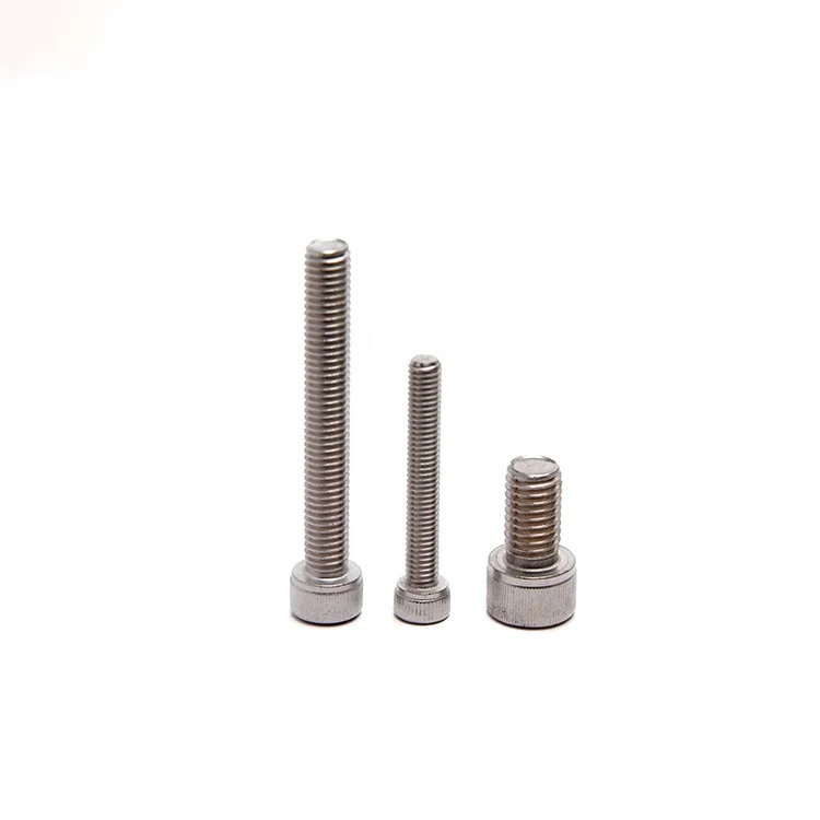 Heat-Treated Carbon Steel Socket Head Screws With Low Head DIN 6912 Hexagon Socket Head Screws with Centre