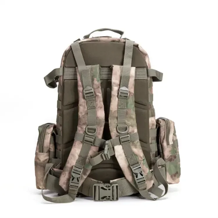 Large Tactical Molle Backpack with Detachable Pouches Camo Multifunction Outdoor Trekking Hiking Hunting Backpack