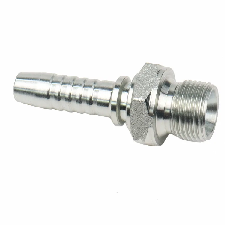 Manufacturer BSP male thread Carbon steel 12611 hydraulic hose fitting
