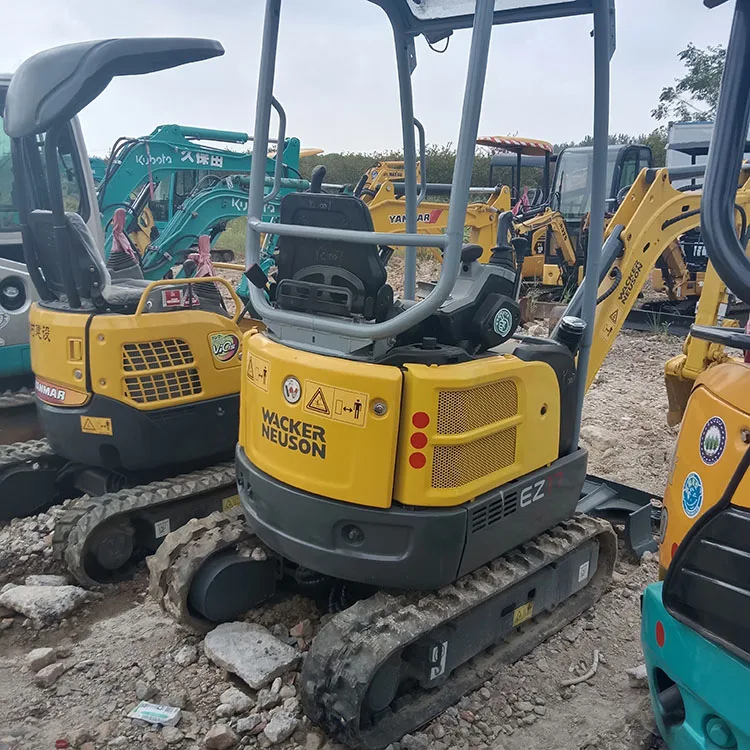 Super Mini Used Excavators Original Germany Top Brand Wacker Neuson EZ17 Hydraulic Crawler Digger Machinery