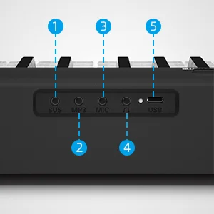 Hot foldable piano music instrument piano 61 keys 88 keyboard piano with stand