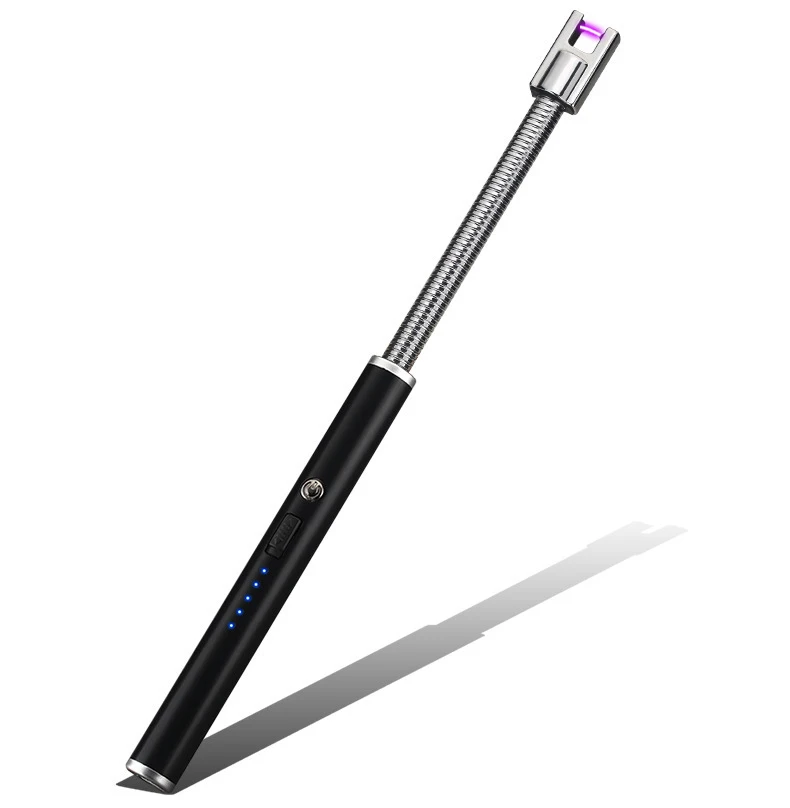 Электронные длинные спички для свечей, многоразовая Зажигалка для плиты, гриля, кухонная газовая зажигалка, зажигалка для кемпинга, барбекю