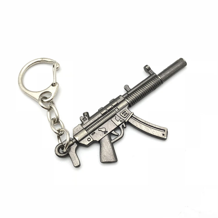 Personalized Llavero De Armas Creative Game Sniper Metal Gun Key Chain Mini 3D Custom M416 Gun Model Weapons Holder Keychain