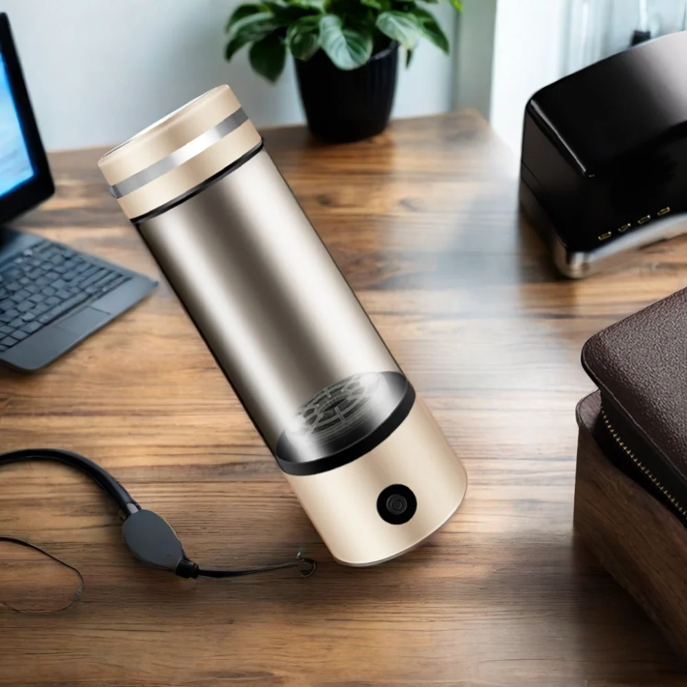 Portable Hydrogen Water Generator Water Bottle 330ML Fast Electrolysis High H2 Concentration Hydrogen Water Bottle Spe Pem