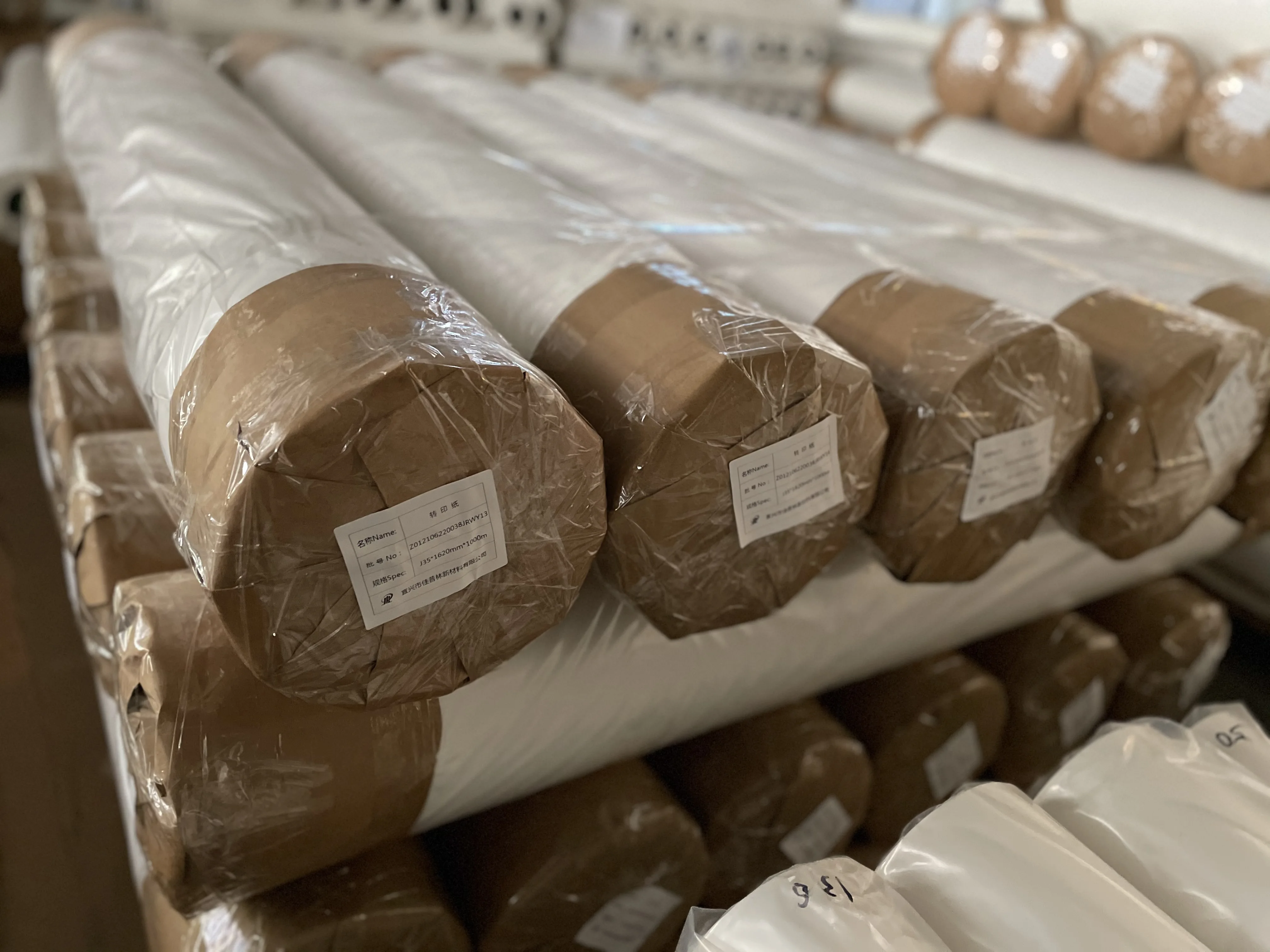 Korean high quality Tacky 100gsm 64inch*100m sublimation paper roll  sublimation transfer paper  heat transfer paper