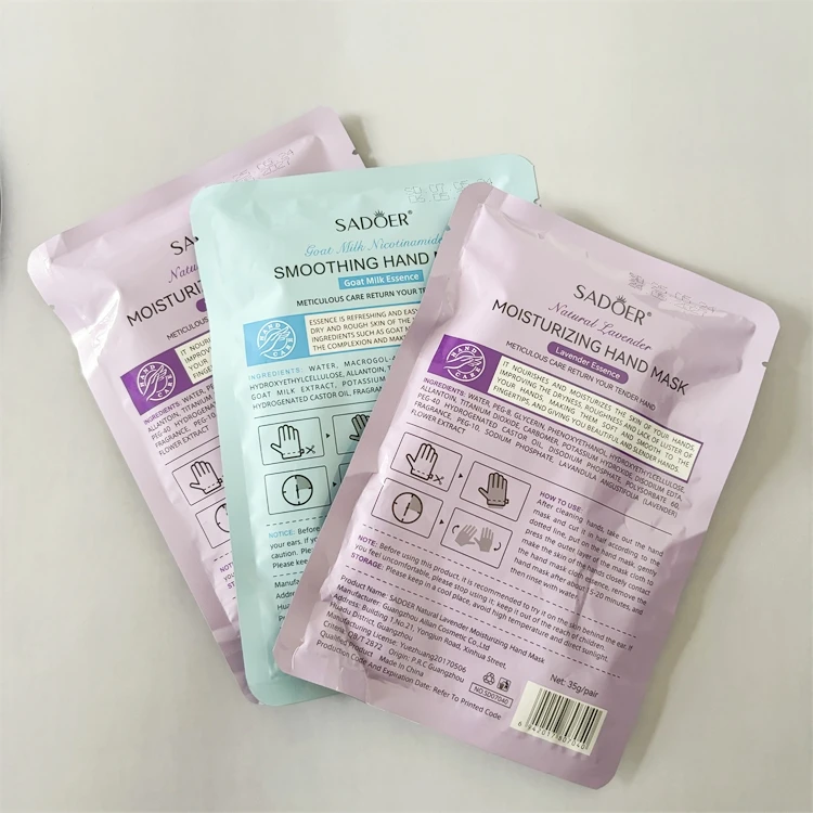 Factory Wholesale Natural Organic Goat Milk Peeling Hand Mask For Moisturizing Whitening Exfoliating Repairing Hand Mask