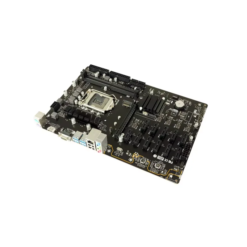 Computer motherboard B250, motherboard 1151 interface DDR4 not direct insertion graphics card 9-card kit 1X to 16X conversion