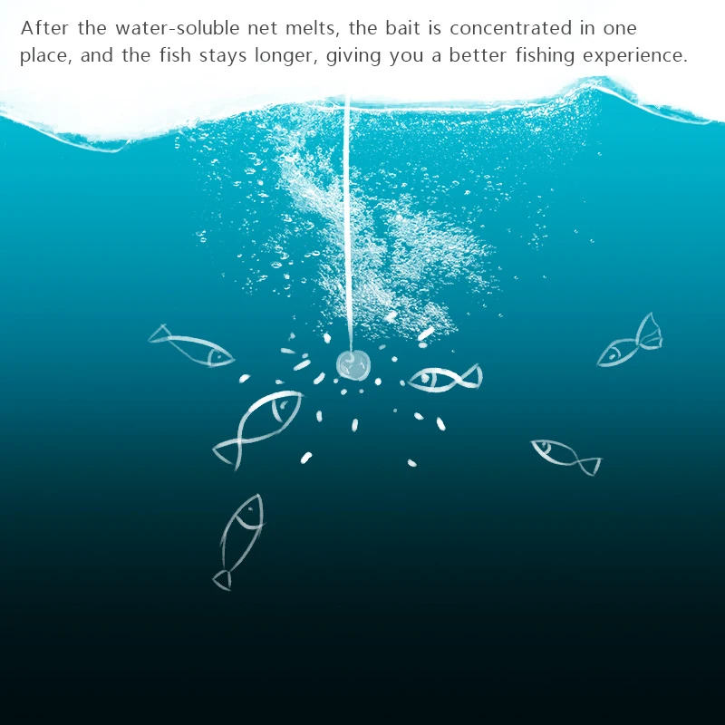 18mm 25mm 37mm 44mm PVA Refill Mesh Carp Fishing Mesh Bait Dissolving Fishing Mesh Net for Fishing Baits