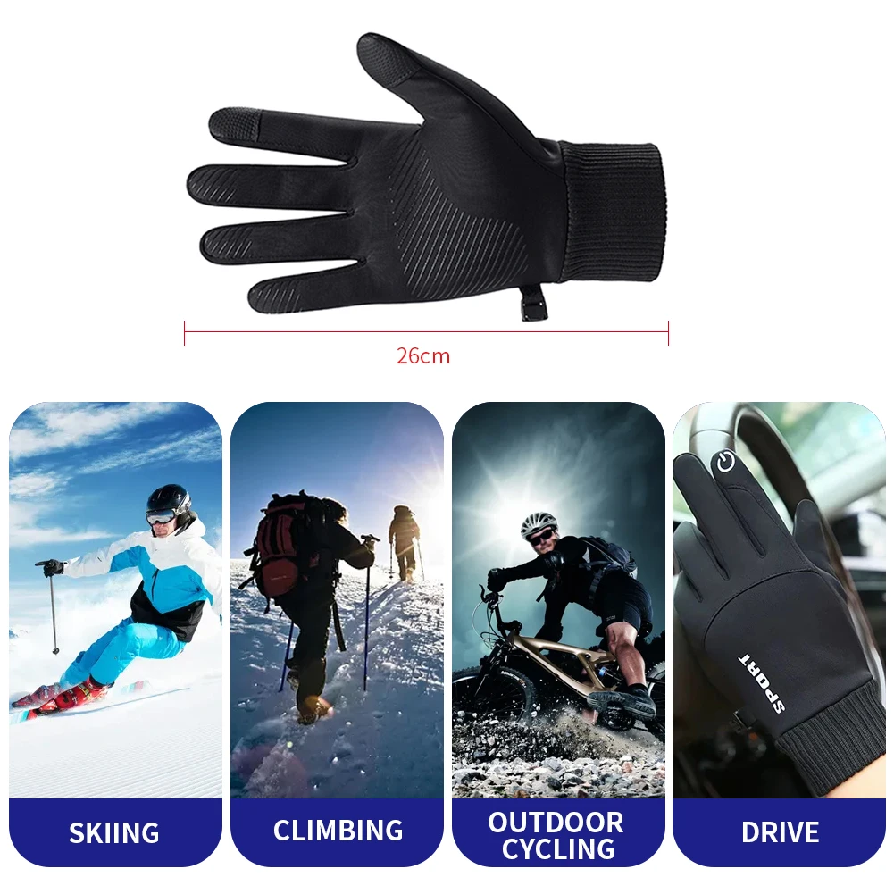 Outdoor Daily Life Sports Performance Travel Casual Dress Touch Screen Gloves