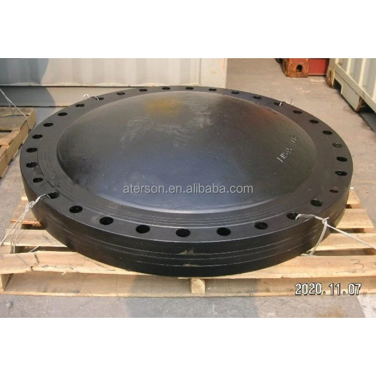 ISO 2531 Ductile Iron Double Flanged 90 Duckfoot Bend Pipe Fitting with Liquid Epoxy Coating