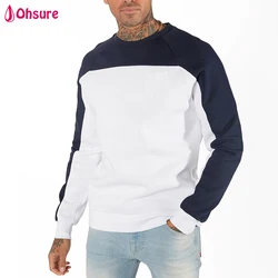 custom sweatshirt without hood fitted mens blank pullover sports wear long sleeve crewneck sweatshirt