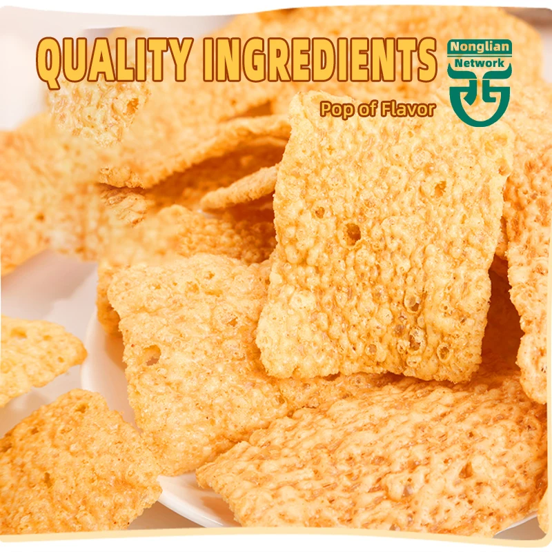 NLF Customized Packaging wheat thins crackers natural puffed chinese snack mix cracker for rice cracker