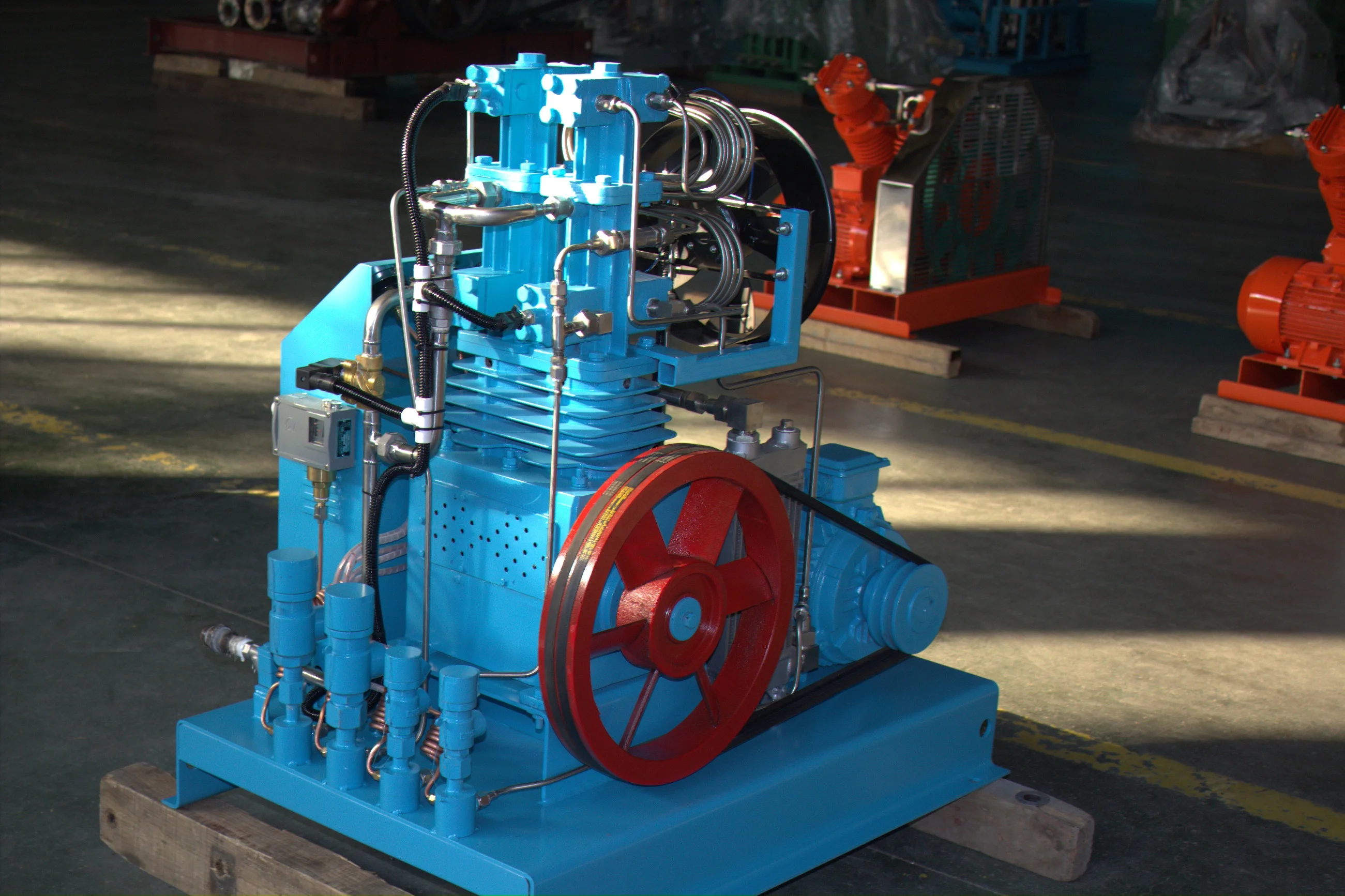 Oxygen generator booster pump compressor oil free 150bar for filling cylinders