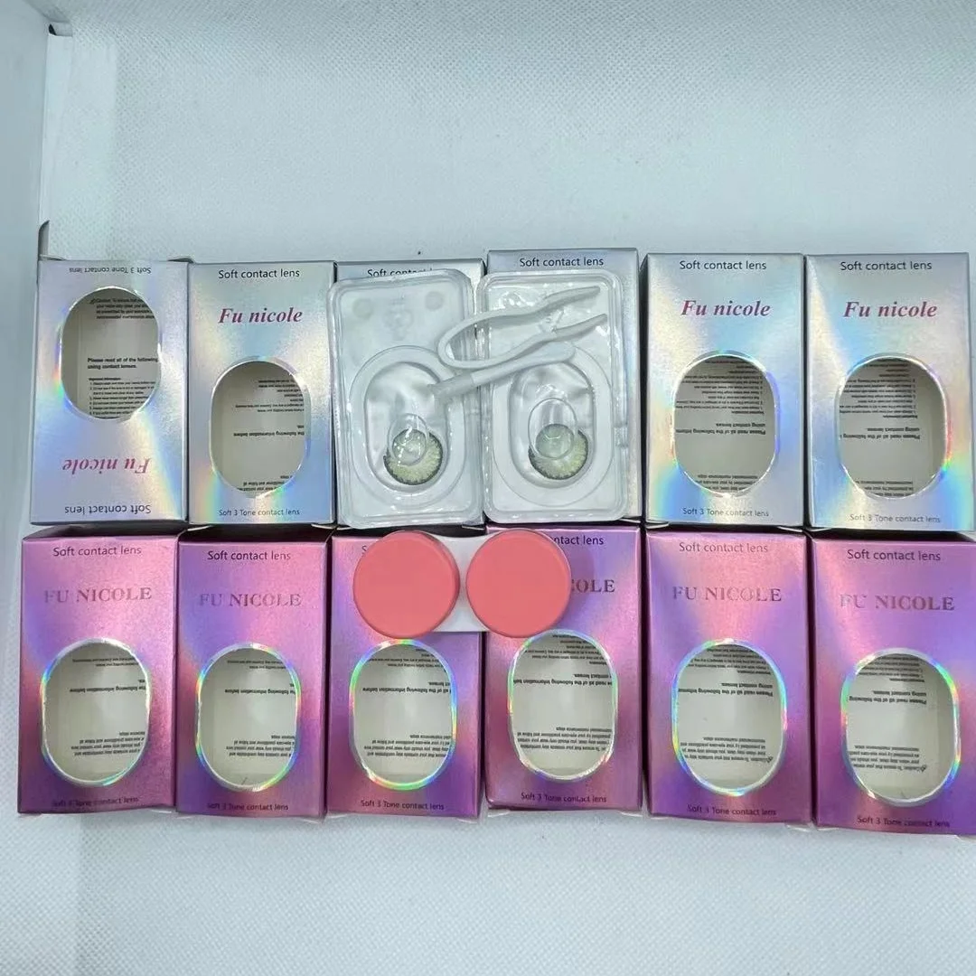 Быстрая доставка 2021 контактные линзы 18 цветов Контактные линзы Соединенные Штаты хорошо продаются свежие цветные линзы