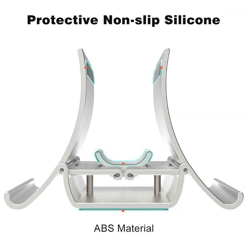 Portable cell phone support flexible vertical vertic tablet pc desk laptop stand holder for ipad macbook