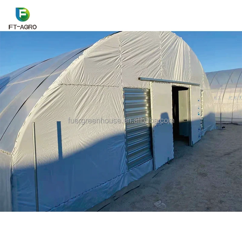 
Automatic side ventilation single span greenhouse 