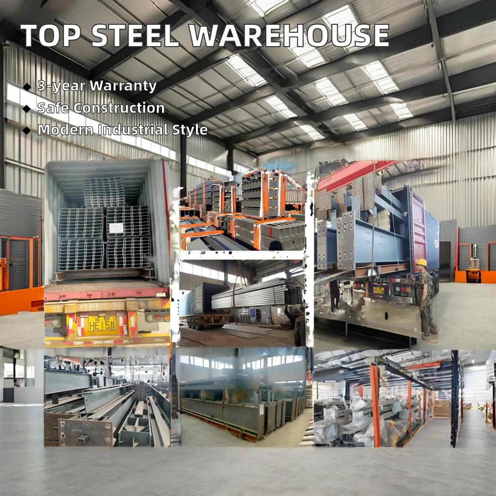 High Quality Industrial Workshop Steel Building Prefab Warehouse with 3-Year Warranty-Direct from Factory