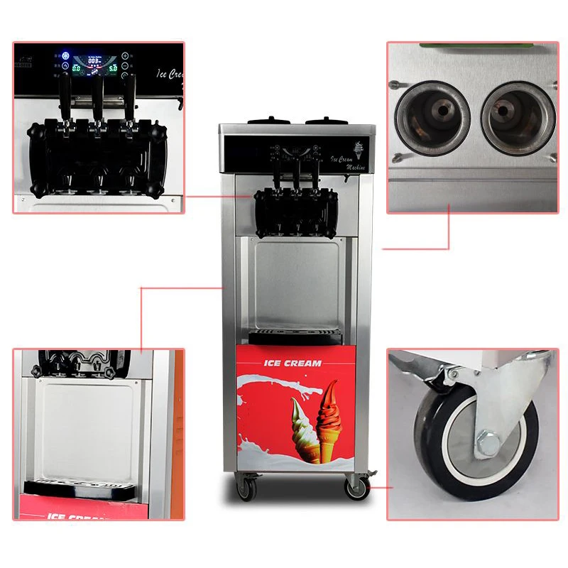 Low Price Cone Ice Cream Machine Price Pakistan Ice-cream Machine Softy Ice Cream Machine