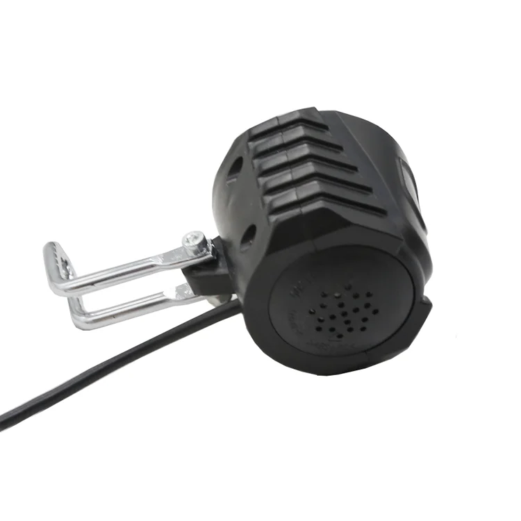 LED Electric Bike Front Light 48V Universal Bicycle Horn Switch Headlight Waterproof Ebike Safety Warning Lamp