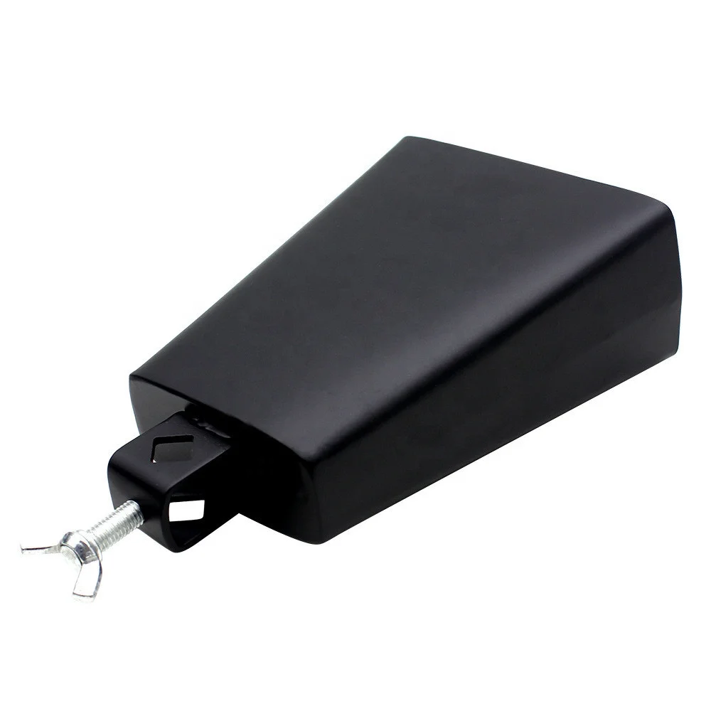 Wholesale Price 6 Inch Black Metal cowbell Orff Instrument Drum Set accessories Percussion (62299287066)
