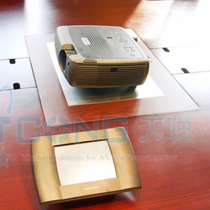 VIdeo Conference Dual Usage Desk/Ceiling Electric Hanging Bracket Projector Hanging Bracket motorized Ceiling Mount with Remote