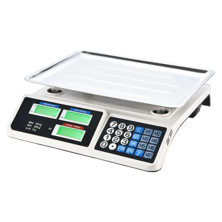 Digital Pricing Computing Scale 30kg Weighing Scale Digital Table Scale Calculate Weight and Price