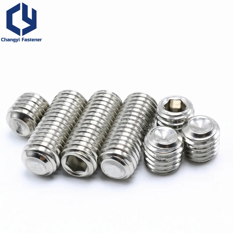 304 stainless steel set screw din916 hex headless screw M1.2