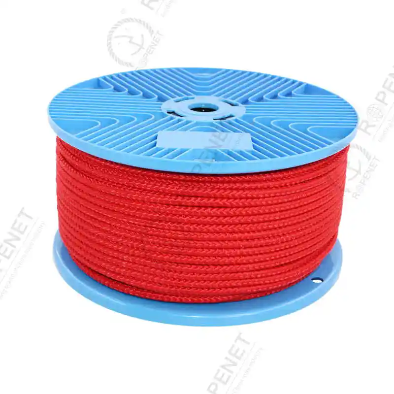 Hot polyester nylon polypropylene pp 16 strand braided rope/cord string