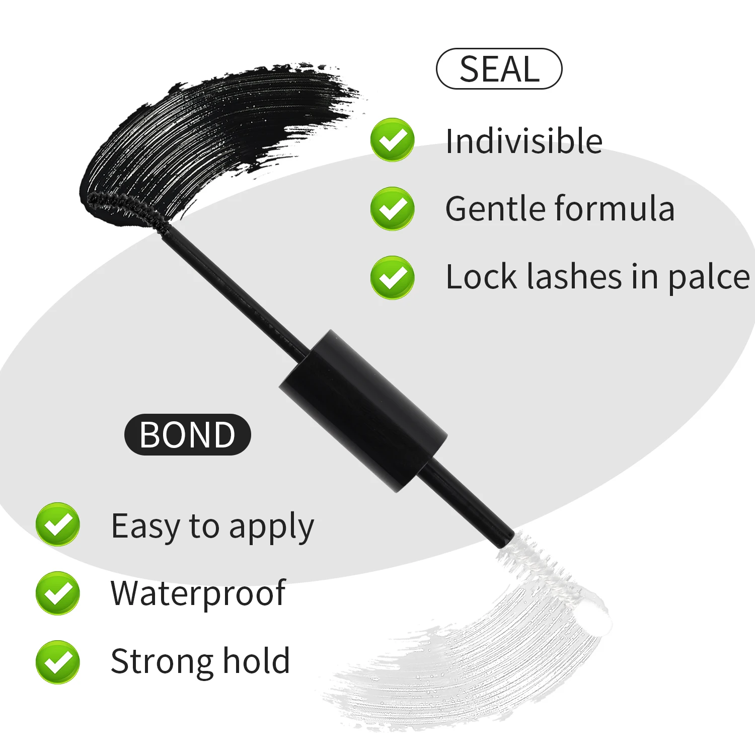 Lash Adhesive Super Strong Hold 48 Hours Bond Cluster Lash Glue seal DIY Eyelash Extension Bond and Sealant for DIY  lashes
