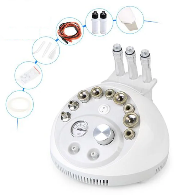 
3 In 1 Portable Dermabrasion Microdermabrasion Blackhead Removal Sprayer Skin Care Exfoliating Beauty Machine 
