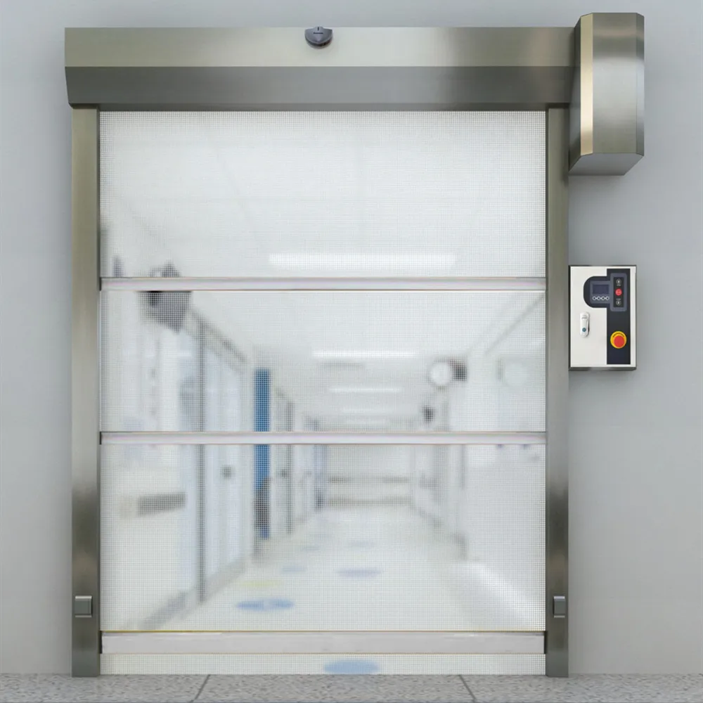 Прямая Продажа с фабрики оптовая продажа автоматический дизайн для чистой комнаты без пыли алюминиевая дверная рама ПВХ панель двери прокатки