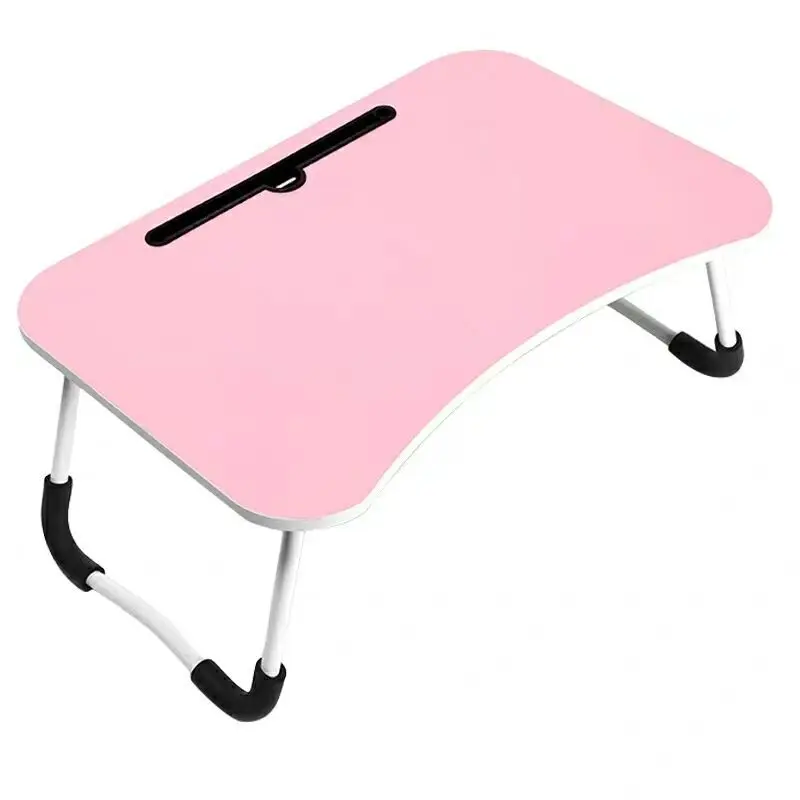 
Sale Laptop Table for Bed Folding Breakfast Tray Portable Mini Picnic Desk Storage Space Laptop Table 
